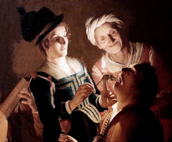 Dentist in Florence by Gerrit van Honthorst